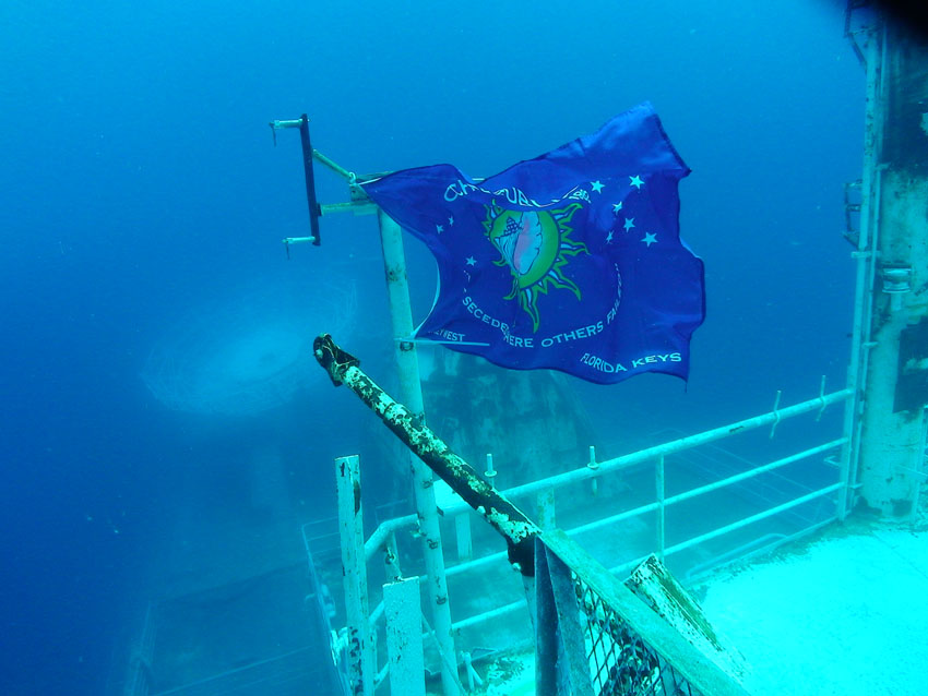 The Vandenberg underwater